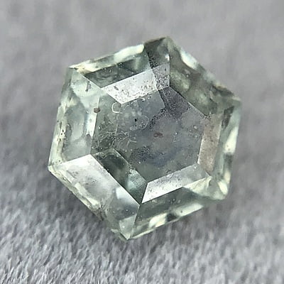 0.74ct Hexagon Step Cut Sapphire