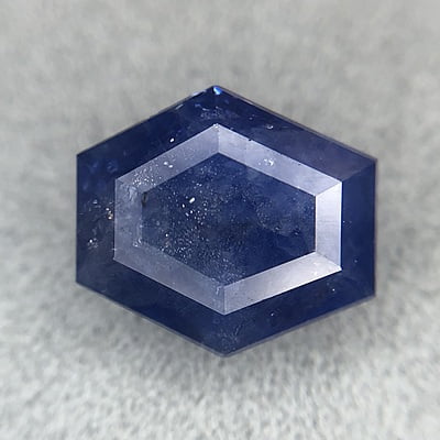 2.74ct Hexagon Step Cut Sapphire