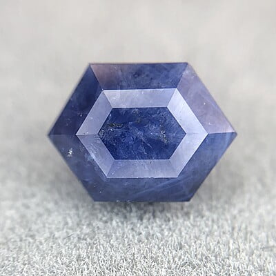 1.92ct Hexagon Step Cut Sapphire