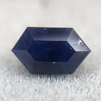 1.01ct Hexagon Step Cut Sapphire