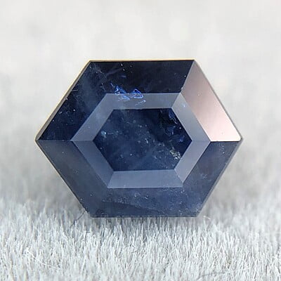 0.92ct Hexagon Step Cut Sapphire