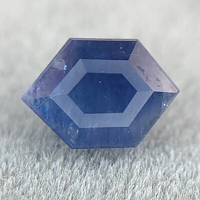 0.68ct Hexagon Step Cut Sapphire