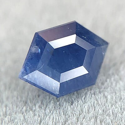 0.68ct Hexagon Step Cut Sapphire
