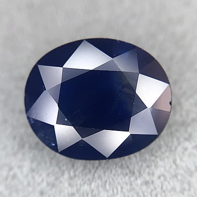 3.05ct Oval Mixed Cut Sapphire