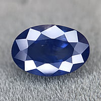 1.39ct Oval Mixed Cut Sapphire
