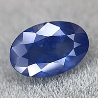 1.39ct Oval Mixed Cut Sapphire