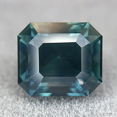 2.71ct Octagon Step Cut Sapphire