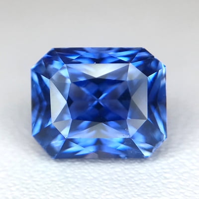 2.96ct Radiant Brilliant Cut Sapphire