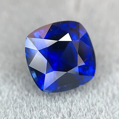 1.33ct Cushion Mixed Cut Sapphire