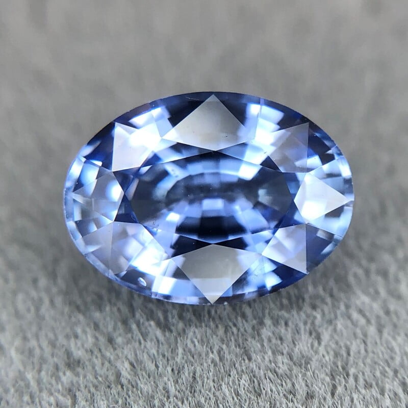 1.39ct Oval Mixed Cut Sapphire