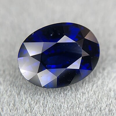 1.48ct Oval Mixed Cut Sapphire