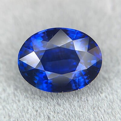2.17ct Oval Mixed Cut Sapphire