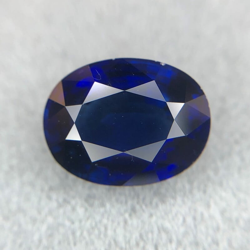 2.40ct Oval Mixed Cut Sapphire