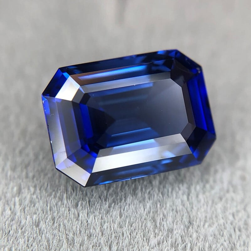 1.95ct Octagon Step Cut Sapphire