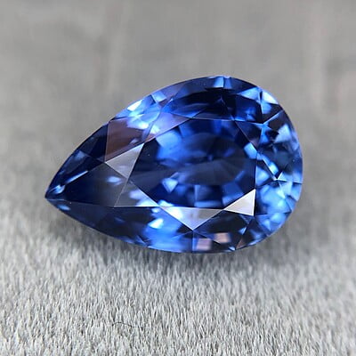 2.95ct Pear Mixed Cut Sapphire