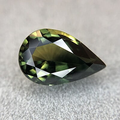 2.56ct Pear Mixed Cut Sapphire