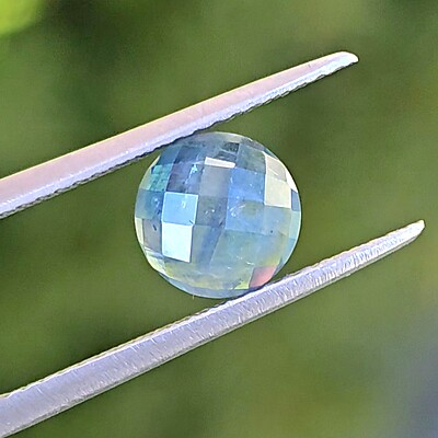 2.04ct Round Checker Cut Sapphire 2.04ct Round Checker Cut Sapphire