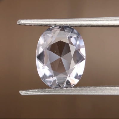 2.88ct Oval Rose Cut Sapphire 2.88ct Oval Rose Cut Sapphire