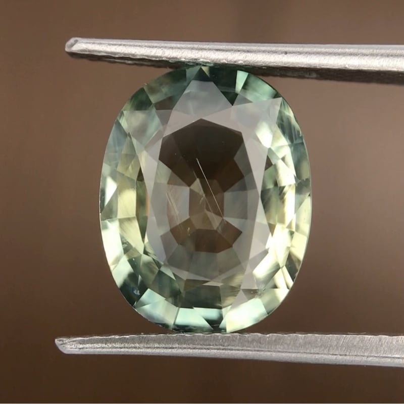 5.35ct Oval Mixed Cut Sapphire 5.35ct Oval Mixed Cut Sapphire