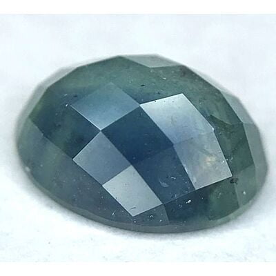 2.40ct Oval Checker Cut Sapphire