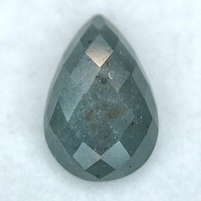 1.10ct Pear Checker Cut Sapphire