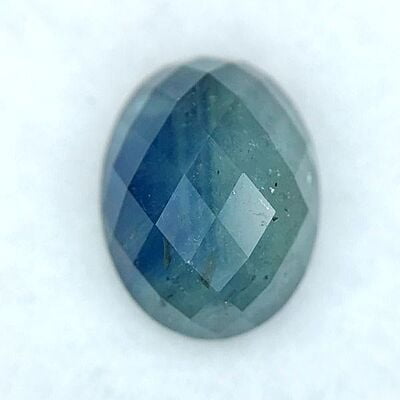 2.40ct Oval Checker Cut Sapphire